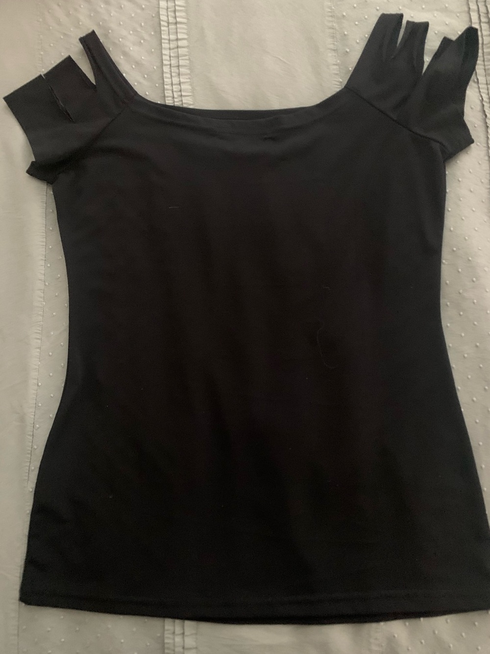 Patty Boutik  Off-Shoulder Black Cutout Top - Picture 4 of 6